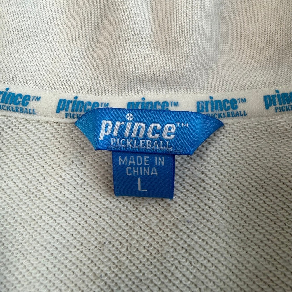 Prince x Target Pickleball French Terry 1/4 Zip Pullover Sweatshirt Sz L Sporty - Picture 4 of 8